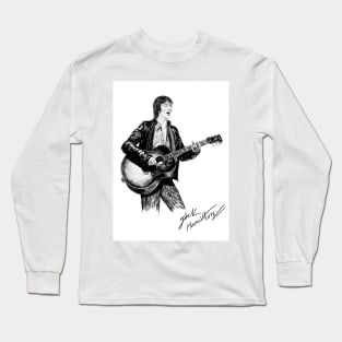 R Ashcroft Original Ink Drawing Print Long Sleeve T-Shirt